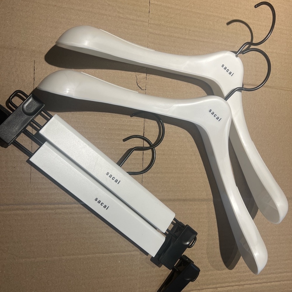 Sacai hangers.